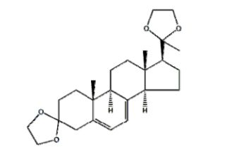 3,20-bis(ethylenedioxy)pregna-5,7-diene